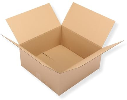 15 St. Faltkartons 450x450x200 mm Felgen Bücher Versandkarton 1.02 B-Welle stabil braun