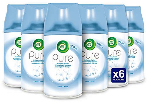Air Wick Freshmatic Refill Pure Weiche Baumwolle – 6 Packungen von 12 – insgesamt: 72 -
