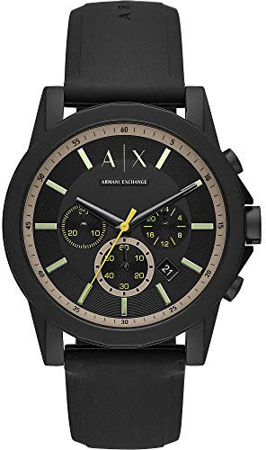 Armani Exchange Herren Quarz-Chronograph Uhr mit Armband AX1343