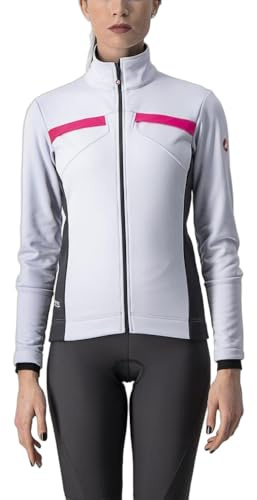 CASTELLI 4518541-870 DINAMICA Jacket Jacket Women's Silbergrau/dunkelgrau-pinkem Ref S