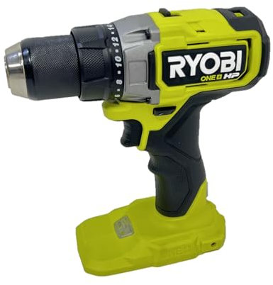 RYOBI - ONE+ HP - Taladro/destornillador inalámbrico sin escobillas de 18 V de 1,27 cm - PBLDD01B