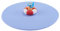 Lurch 210886 Mein Deckel Beach Kids Roland Ring, Glasabdeckung aus BPA-freiem Premium-Platin-Silikon, Ø 10,5cm, Blau