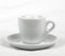 Spezial-Edition: Besonders dickwandige Espressotassen | Tassenwand 10 mm | Füllmenge (Oberkante): 56 ml | weiß | 1 Tasse & 1 UT