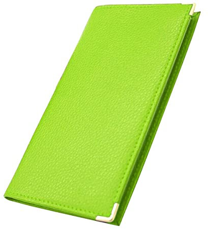 Charmoni - Pacey Etui Porte chéquier Porte Carte crédit pièce d'identité (C07 Vert Feuille)