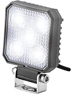 AdLuminis LED Arbeitsscheinwerfer, 5 Watt 400 Lumen, 43,0°, 12V 24V, IP67 IP69K Schutzklasse, 5700K, Rückfahrscheinwerfer, Suchscheinwerfer
