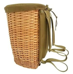 Pilz-Futtertasche – Rucksack mit Riemen für Futtersucher – Haversack Bushcraft Taschen Gürtel Futtertasche zum Wandern, Morcheln Pilze, Camping, Jagd, Strandkämmen, Khacki, X-Large, Phg-5m