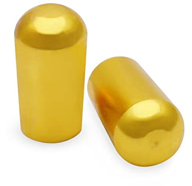 MAXCHEER 2 x M4 LP-Gitarre mit 3-Wege-Kippschalter, Spitze, Tonabnehmer, Schalter für Epiphone Les Paul (Gold)