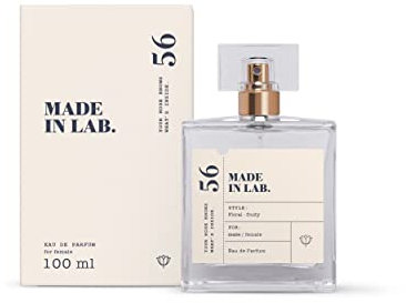 MADE IN LAB Nr.56 Parfum Damen, Elegante Eau de Parfüm für Frauen, feminin, intensiv, langanhaltender Duft | Duftnoten: Blumig, Fruchtig | 100 ml