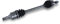 ATEC Germany 1x Antriebswelle vorne links Gelenkwelle Kompatibel mit OPEL ADAM (M13), CORSA D (S07), CORSA D Kasten/Schrägheck (S07), CORSA E (X15)