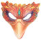 Abaodam Halloween Karneval Maskerade Vögel Tiere Feuer Phönix Cosplay- Vogelmaske Mit Langem Schnabel Vogel-maskerade- Krähenmaske Halbmaske Requisiten Pu- Einzigartig