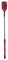 ATTAWA Gerten Flogger 48cm Peitsche Gerte Rattanstränge Reitgerten Flirten Peitschen Erotik Fetisch Spanking Rollenspiel Sklave SM Bondage BDSM Sex Spielzeug für Frauen und Männer,Rot,L