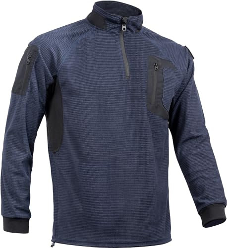 ACE Schakal Activewear-Pullover - Outdoor-Sweater für Sport, Laufen, Radfahren, Wandern, Hiking & Bergsteigen - Navy - XXL