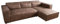 Riess Ambiente Design Ecksofa Bossa NOVA 265cm antik Taupe Microfaser inklusive Kissen Wohnlandschaft Eckcouch Sofa Couch Stoffsofa Stoffcouch L-Sofa L-Couch