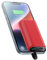 HETP Power Bank 10800mAh, PD 15W 3.0A Powerbank mit Eingebaute Kabel, 3 Ausgänge LED-Anzeige Kleines Externer Akku Kompatibel mit iPhone 14/14 Plus/14 Pro Max/13/13 Pro Max/12/12 Pro/11/XR/XS/X/8-Rot