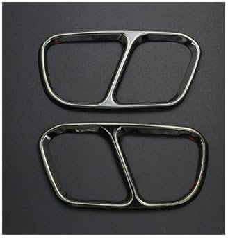 Auspuffblenden für BMW X5 F15 X6 F16 2015 2016 2017 2018,Auto Schwanz Schalldämpfer Auspuffrohr Ausgang Abdeckung Trim Außen Zubehör Auspuffblenden,A-Nero