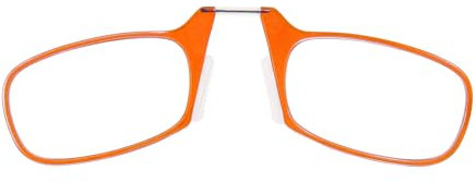 DIDINSKY Arthin Lesebrille ohne Bügel für Männer und Frauen. Leichte Brille als mobile Leselupe und Reisebrille. Perfekte Lesebrille für Frauen und Korrektionsbrille. Carrot +1.5