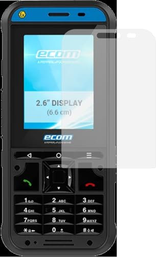Maoni 5x Schutzfolie kompatibel mit Ecom Ex-Handy 10 DZ2 - kristallklar, antibakteriell, Premium Displayschutz