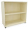 Eigentlich Aktenregal Holz, B80xT40cm, stabiles Büroregal in versch. Größen und Farben, Regal Aktenordnerhöhe, Mehrzweckregal mit höhenverstellbaren Fachböden (Ahorn, 2 OH-80x40x78cm)