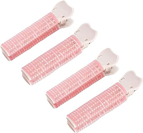 Lockenwickler mit Clip, 4 Stück, Volumengebung, Haarwurzel-Clips, Pony, Lockenwickler, DIY, Haarstyling-Zubehör, Werkzeugrollen