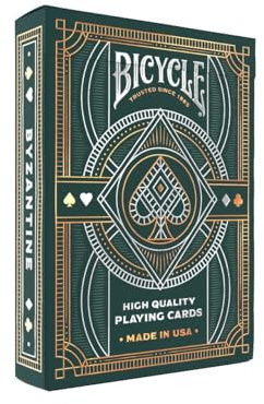 Bicycle Byzantine (Designer Spielkarten, Poker, Skat...), White, 6,5 cm x 9,2 cm x 3,63 cm