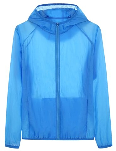 Sommerjacke Damen Sonnenschutz Jacke Shirt Langarm Full Zip Hoodie Laufshirt Leichte Dünne Sportjacke mit Taschen Laufjacke Schnelltrocknend Trainingsjacke Sportshirt Angebote des Tages Heute