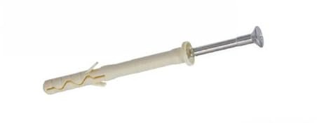 200 Chevilles à Frapper avec Collerette Cylindrique 5 x 30 mm - Inox A2 - D-Work