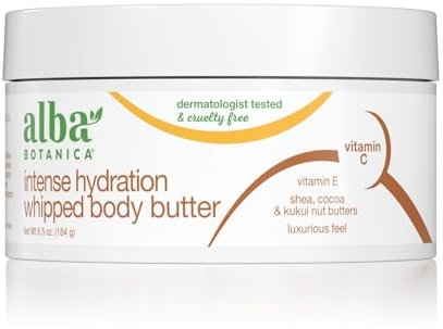 ALBA BOTANICA - Hawaiian Body Cream Deep Moisturizing Kukui Nut - 6.5 oz. (184 g)