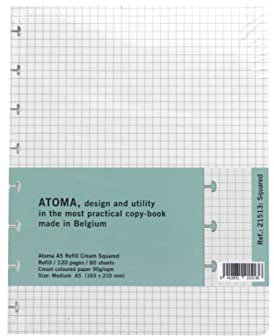 ATOMA Notizpapier für COPYbook A5 60 Blatt, kariert, 90 g/qm tintensicher