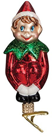 Old World Christmas Kids Toy Collection Glasgeblasene Ornamente Baum Weihnachten Pixie