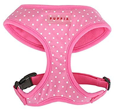 Puppia PAHA-AC301 Dotty Geschirr, XS, rosa