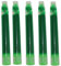 Gullor 25 PCS International Size Pen Ink Cartridge to Fit Jinhao Fountain Pens, Green, 5 Packs