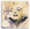 Marilyn_Monroe_60x60cm Splash Art Paul Sinus Aquarell, Gemälde, Kunstbild auf Leinwand