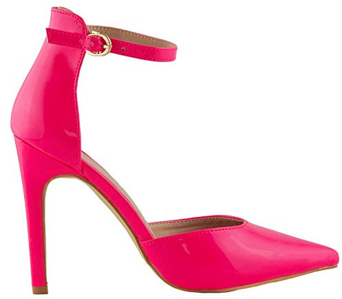 Toocool , Chaussures à Brides Femme - Rose - Rose Fluo, 40 EU