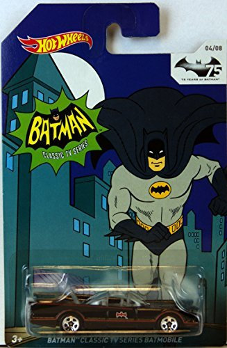 Hot Wheels - Batman Classic TV Series Batmobile - Diecast - 04 of 08 - Auto - Spielzeugfahrzeug - Kinder (unisex) - Batman-Fans, Hot Wheels-Fans