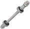 VGEBY Axle Hub Adapter to 9mm Quick Release Skewers Adapter Conversion for 100mm Mountain Bike Front Rear Wheel((Rear) axle +6000 bearing)