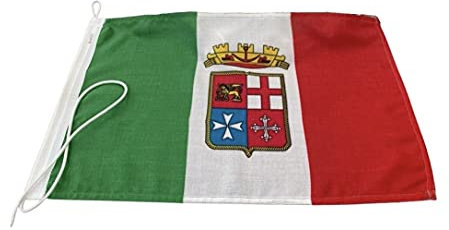 Bandiera Marina Militare cm40x60 in Tessuto Nautico 130gr m² | NS Bandiere