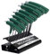 MichaelPro MP001045 8-Piece Two Way T-Handle Ball End Allen Wrench Set, T Handle Allen Key Set, T Bar Allen Keys Set, T Key, Allan Keys, Hex Keys Set with Convenient Storage Stand (SAE, Green)