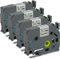 4 x kompatibel Beschriftungsband als Ersatz für Brother P-touch Bänder TZe-231 TZ Tape 12mm Laminiertes P-touch Schriftbänder für Brother Beschriftungsgeräte P-touch Cube Plus PT-H105 PT-D200 PT-1000