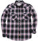 Dubinik® Chemise Flanelle Homme Chemise Homme Manches Longues Chemise Fermeture à Pression Vintage Western Cowboy Casual