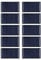 10 Pièces 5V 300mA 0.15W Polysilicium Petite Cellule Solaire Bricolage Panneau de Chargeur Solaire, Mini Cellules Solaires pour Projets, Jouet Lumière, Panneaux Solaires