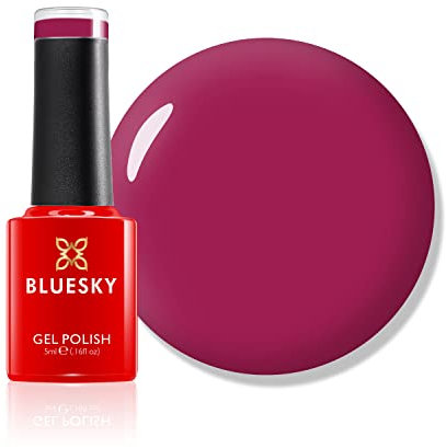 Bluesky Gel Nail Polish, Ripe Guava, Mini, 80646, Pink, Purple, Long Lasting, Chip Resistant, 5ml (Requires Drying Under UV LED Lamp)