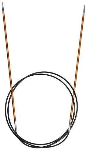 Lana Grossa Rundstricknadel Aluminium | leicht & stabil | glatte Oberfläche für müheloses Stricken | ideal für alle Garne | langlebig & komfortabel | 100/2,0