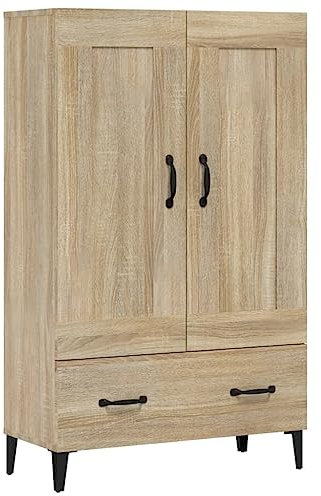 vidaXL Highboard Sideboard Kommode Schrank Anrichte Beistellschrank Mehrzweckschrank Hochschrank Standschrank Sonoma-Eiche 70x31x115cm Holzwerkstoff