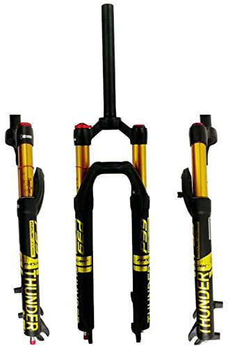 Forcella MTB Ad Aria Forcella Bicicletta 27,5 29 In Lega Di Magnesio Alluminio Controllo Spalla Controllo Cavo, Tubo Verticale OD 28,6 Viaggio 120MM, Marcia Aperta 100MM B,27.5in