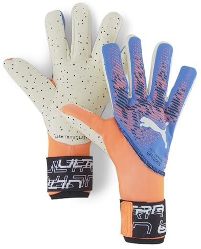 PUMA Ultra Ultimate 1 NC Torwarthandschuh hellblau/orange, 7