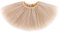 Gonna Tutu Bambina Gonna Balletto Tulle Elastico 3 Strati Costume Danza Principessa Delle Fate Quotidiano Performance Danza Carnevale Halloween Capodanno Compleanno Festa Vestito 2-9 Anni (Champagne)