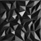 40 Stück - 10 m² 3D Paneele PVC Kunststoffpaneele 50cm x 50cm Wandpaneele Gaming Zimmer Wand Decke 3D Optik Mirror Black PVC 3D Platten