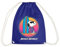 Spreadshirt Peanuts Snoopy Cool Surfen Strand Urlaub Turnbeutel, One size, Königsblau