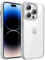 JETech Case for iPhone 14 Pro 6.1-Inch, Shockproof Phone Bumper Cover, Solid Color Matte TPU Frame, Anti-Scratch Clear Back (Silver)
