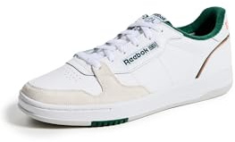 Reebok Unisex Phase Court Sneaker, White/White/Dark Green, 14.5 Women/13 Men